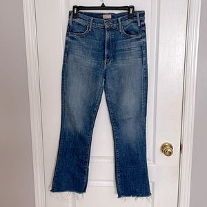 Mother Denim Hustler Ankle Fray